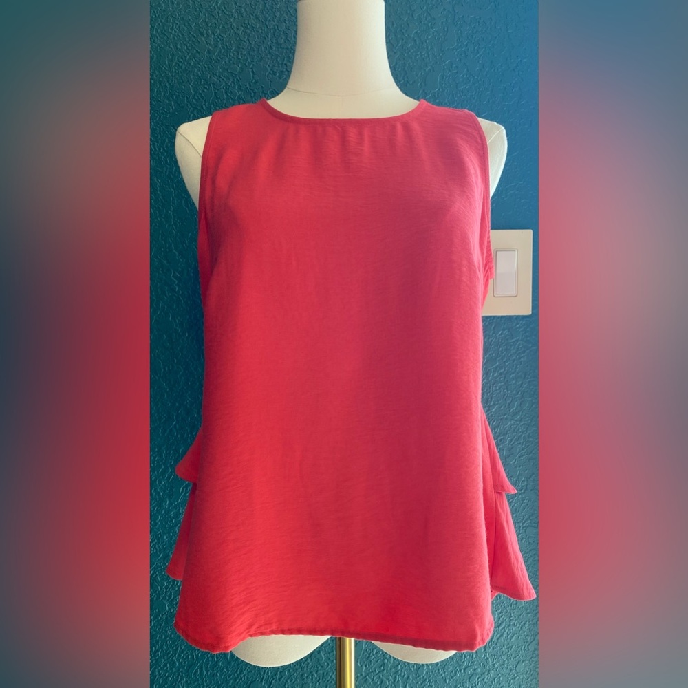 Loft pink sleeveless blouse top XS